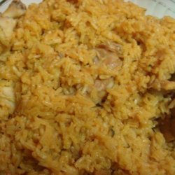 Dominican Locrio De Pollo ( Rice and Chicken)