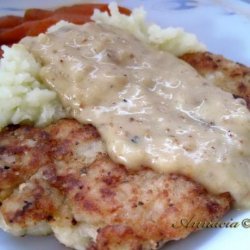 Fried Chicken With Peppery Gravy
