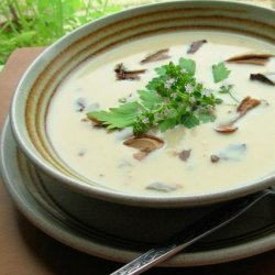 Wild Mushroom and Buttermilk Soup