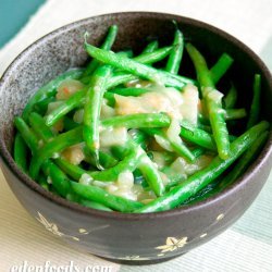 Green Beans in Spicy Miso Sauce