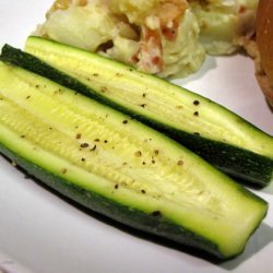 Microwave-Steamed Zucchini