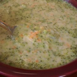 Cream of Broccoli Soup  but Lower Fat!