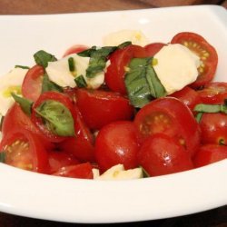 Grape Tomato and Cheese Curd Salad