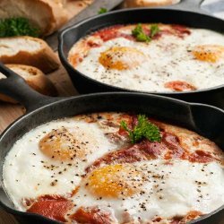 Eggs Baked With Tomatoes