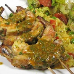 Grilled Shrimp With Charmoula