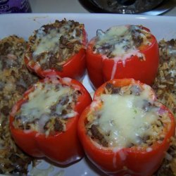 Nawlins-Style Stuffed Bell Peppers