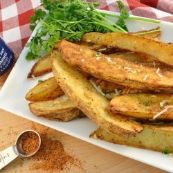 Oven Fried Potato Wedges