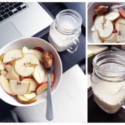 Apples and Milk Snack
