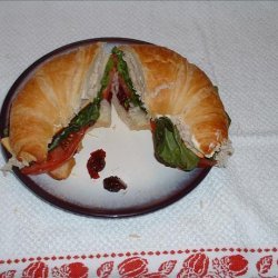 Turkey Croissants With Cranberry Salsa
