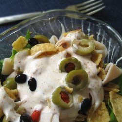 Layered Mexican Chicken Salad