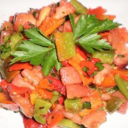 Moroccan Tomato and Capsicum Salad