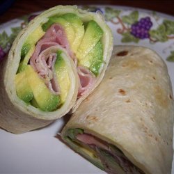 Ham, Swiss & Avocado Wrap