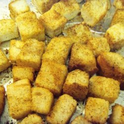 Quick Chili Croutons