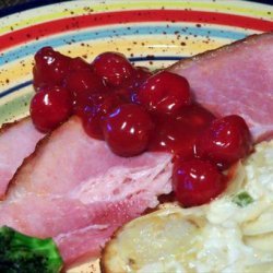 Cherry Dijon-Glazed Ham