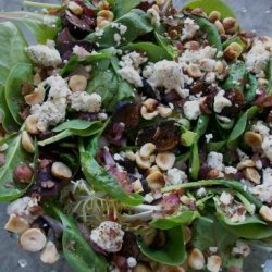 Warm Spinach and Dried Fig Salad from Sun-Maid