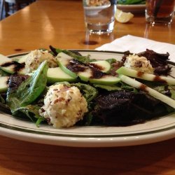 Warm Apple and Goat Cheese Salad