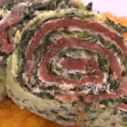 Spinach and Salmon Roulade