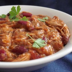 Quick Red Chicken Chili (With Chocolate!)