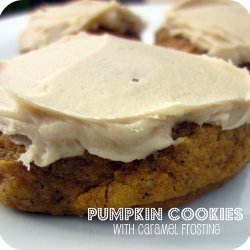 Pumpkin Cookies With Frosting