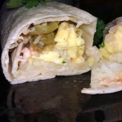 Breakfast Burrito With Green Beans