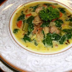 Quick and Easy Curried Turkey Soup