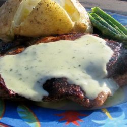 Pan-Seared Rib-Eye Steak With Béarnaise