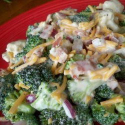 Broccoli and Cauliflower Salad My Way