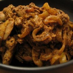 Fried Liver Curry ( Lamb, Pork or Chicken )