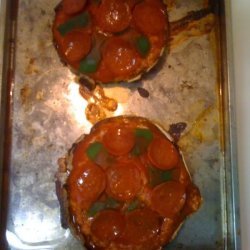 Pizza Stuffed Portabella Mushrooms