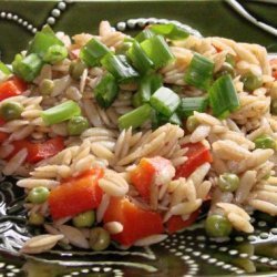 Orzo, Pea, and Pepper Salad