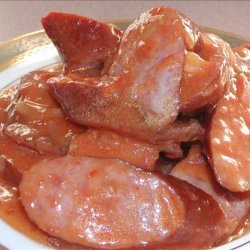Polish Sausage in Tomato Sauce (Kielbasa W Sosie Pomidorowym)