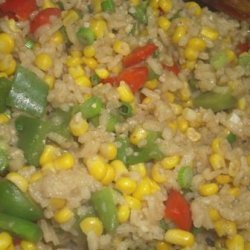 Southwestern Risotto With Corn and Roasted Red Pepper