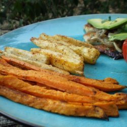Sweet Potato and Yuca Oven Fries