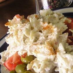 Simple Ranch Chicken Macaroni Salad