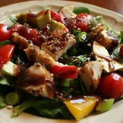 Spinach Salad with Pistachio Chicken