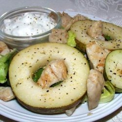 Chicken, Pear and Blue Cheese Salad