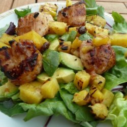 Caribbean Grilled Scallop Salad