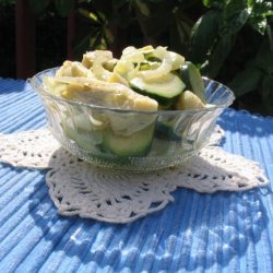 Marinated Artichoke With Zucchini and Onion