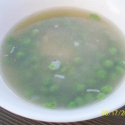 Peas and Pasta Soup