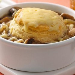 French Onion-Chicken Pot Pies