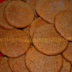 Holiday Gingersnap Cookies