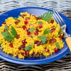 Curried Couscous Salad With Dried Cranberries
