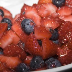 Berries With Mascarpone-Limoncello Cream