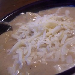 Garlic Soup With Potatoes and Cumin