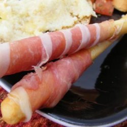 Sticks of Ham With Honey