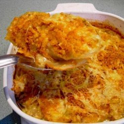 Potato Gratin with Mustard and Cheddar Cheese