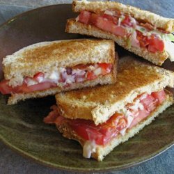 Bacon, Slaw and Tomato Sandwich