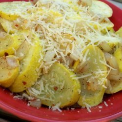 Squash With Onions and Parmesan
