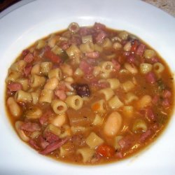 Mix and Match Pasta and Bean Soup