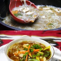 Chicken Rice Vermicelli Soup